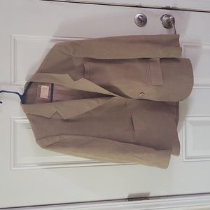 Women's Pendleton brand size 6, tan, 100% virgin wool, made in USA, blazer